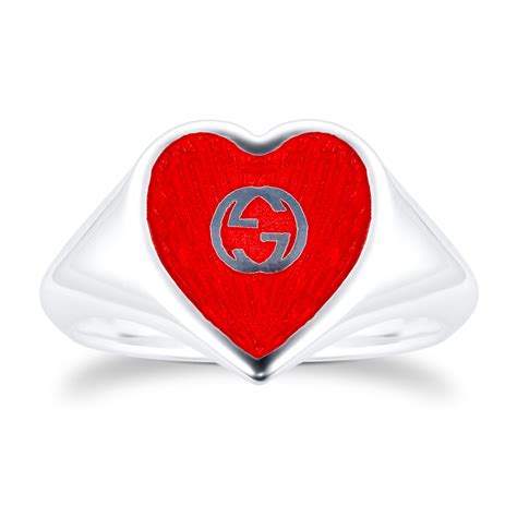 gucci heart ring with interlocking g|gucci ghost ring price.